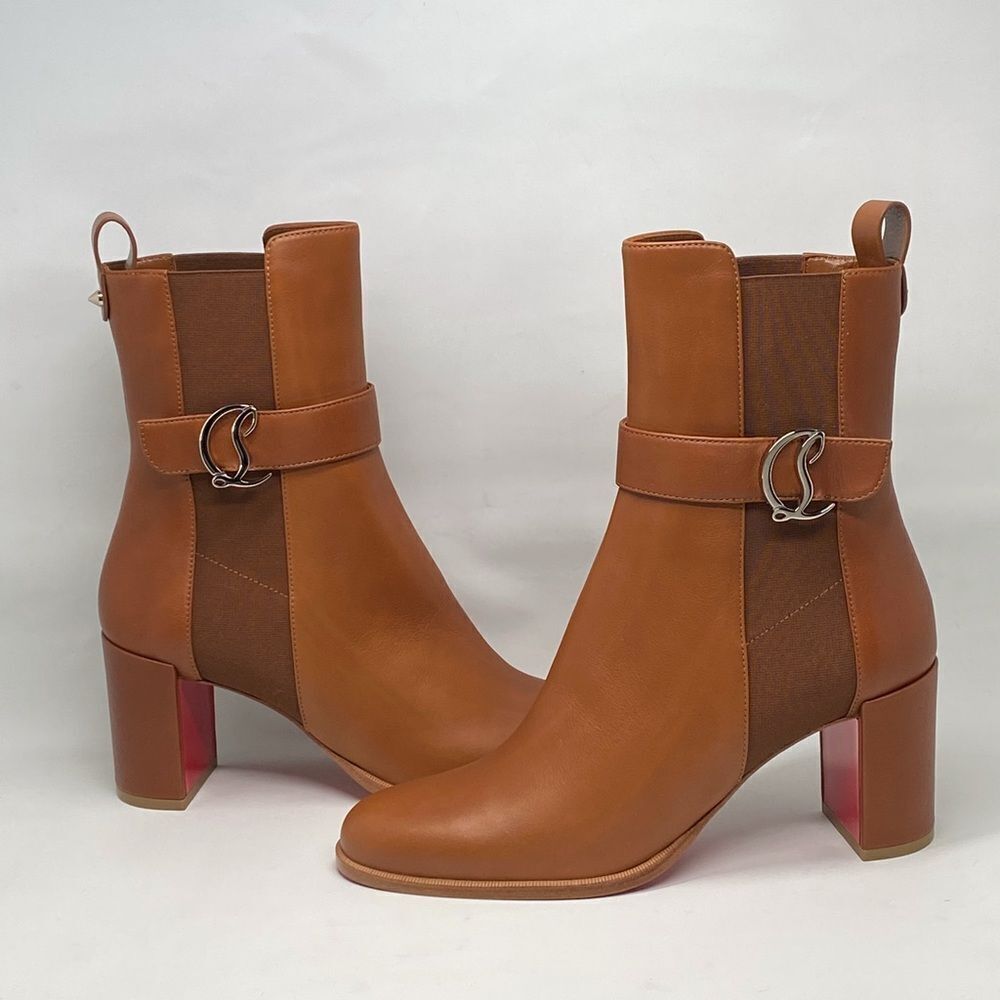 Christian Louboutin Leather 70 Chelsea Booties size 39.5